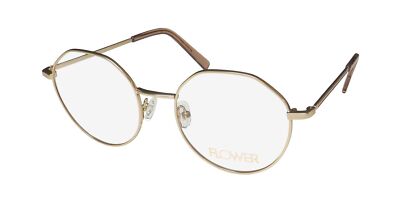 FLOWER 6043 PRIMROSE EYEGLASS FRAME/GLASSES FULL-RIM DURABLE STAINLESS STEEL HIP