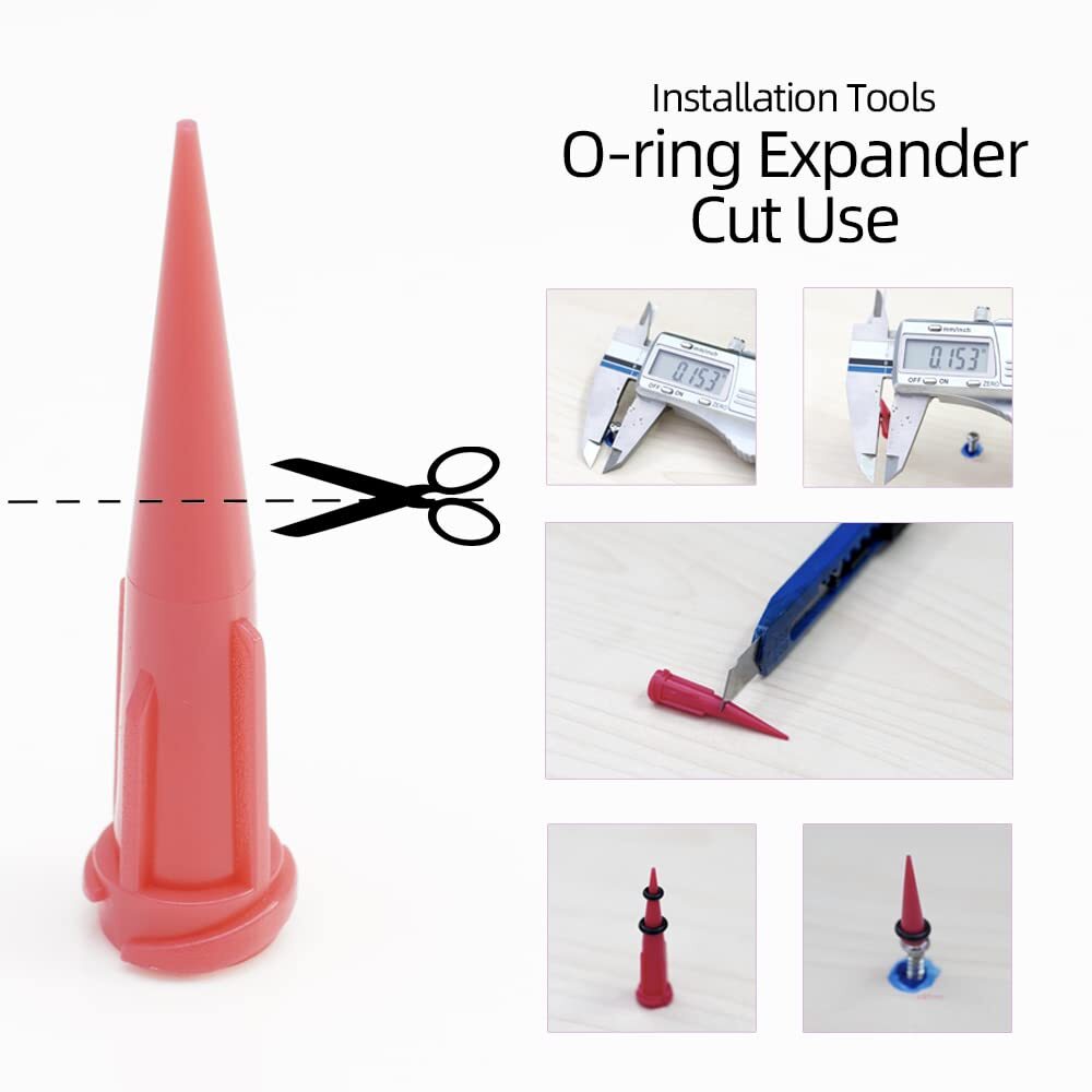 O-Ring, Buna-n, Tool Kit with 3 Convenient Sizes, Replacement for Mini... 