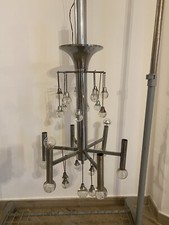 LAMPADARIO VINTAGE GAETANO SCIOLARI ANNI '70 40 X 80 h cm