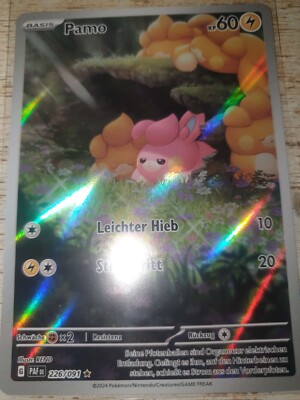 Pokemon Pamo Art Rare | Deutsch 226/091 Paldeas Schicksale | Near Mint