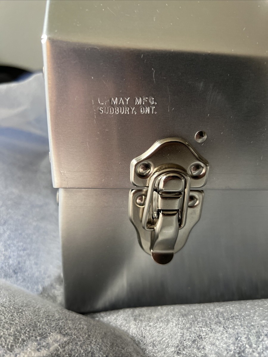 Supreme x L. May MFG Inc. Miners Lunchbox Silver Logo (FW24 Supreme x L. May MFG Inc. Miners Lunchbox Silver Logo (FW24
