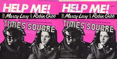 DISC 45 UMDREHUNGEN MARCY LEVY & ROBIN GIBB    HELP ME! 