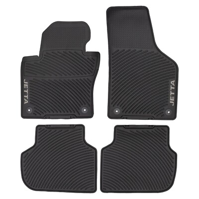 11-18 Volkswagen Jetta Sedan Monster Rubber Floor Mats Genuine 5C7-061-550-A-041