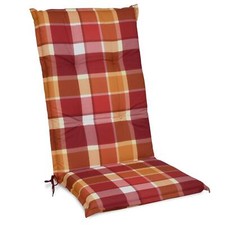 Hochlehner Auflagen Polster Kissen Gartenstuhl Gartenmöbel Sitzkissen Auflage