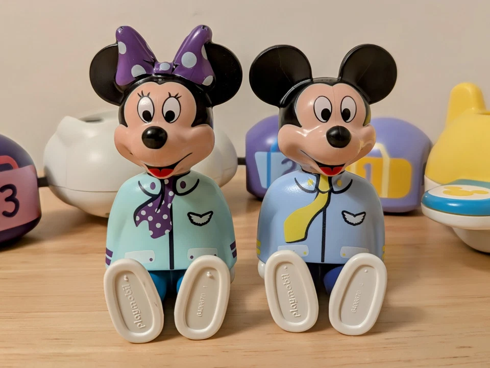 Playmobil 123 Disney Mickey's & Minnie's Cloud Ride Tren Conjunto de Construcción 71320 Foto 3 de 4