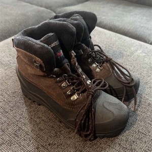 Coldfront Thermolite Insulated Men's Leather Lace-Up Snow Boots Brown/Black 9