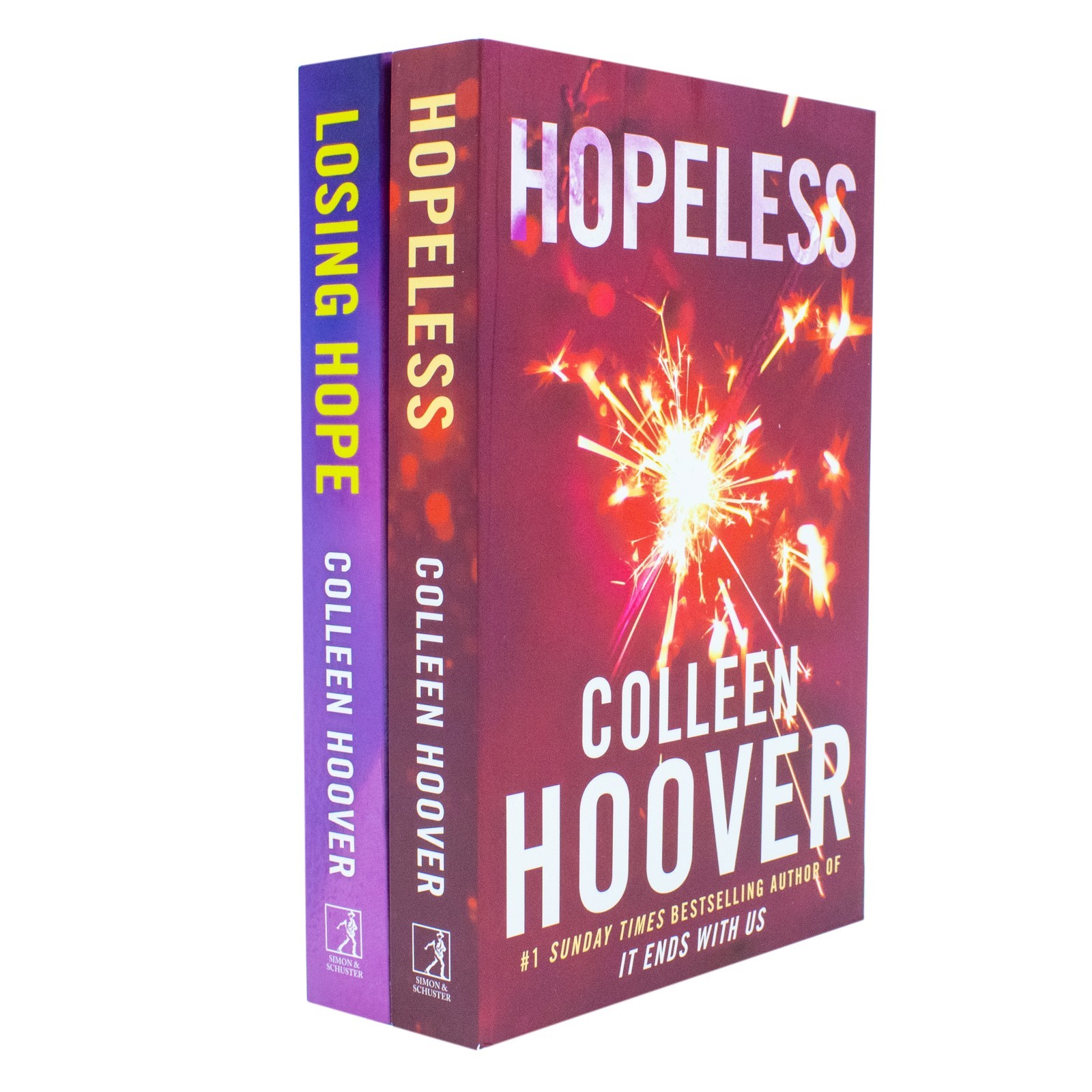 Colleen Hoover Collection 2 Books Set Losing Hope, Hopeless