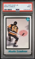 1991 TUFF STUFF JR. #36 MARIO LEMIEUX PSA 9