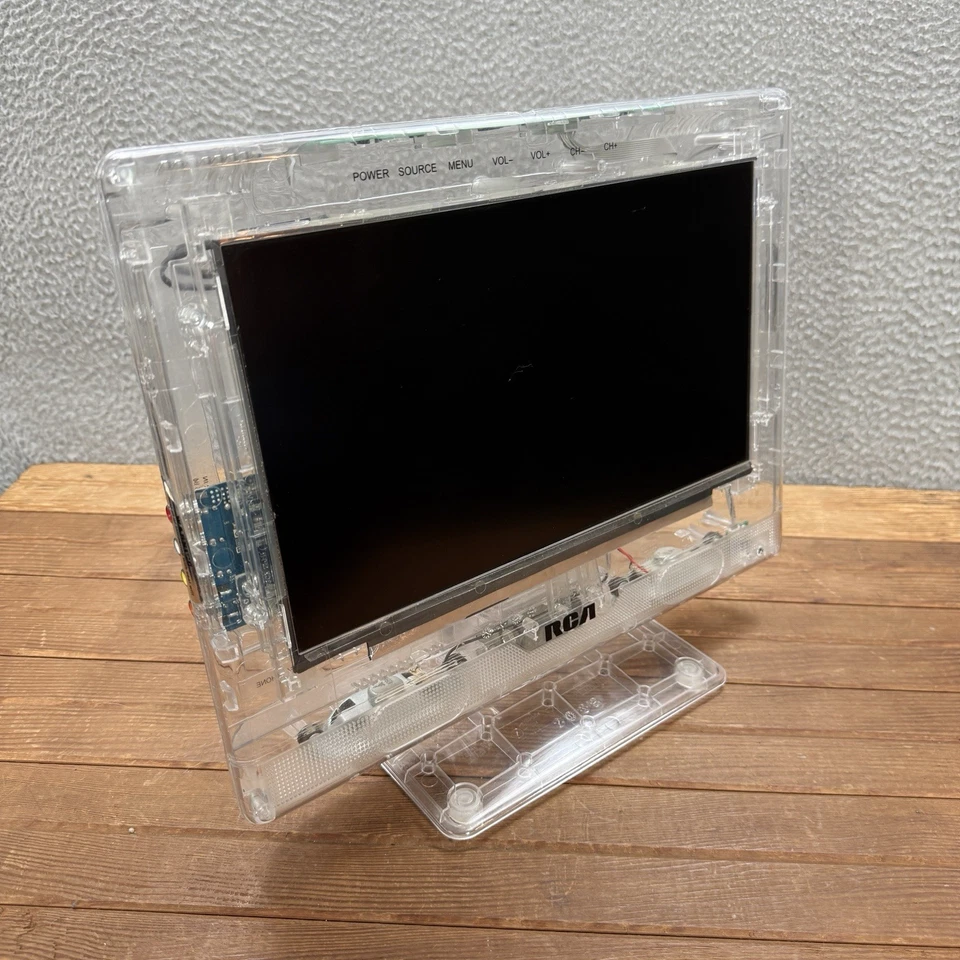 RCA LED TV Clear Case Prison Jail Inmate Issue 13" Model J13SE820 No Remote - Image 2 of 4