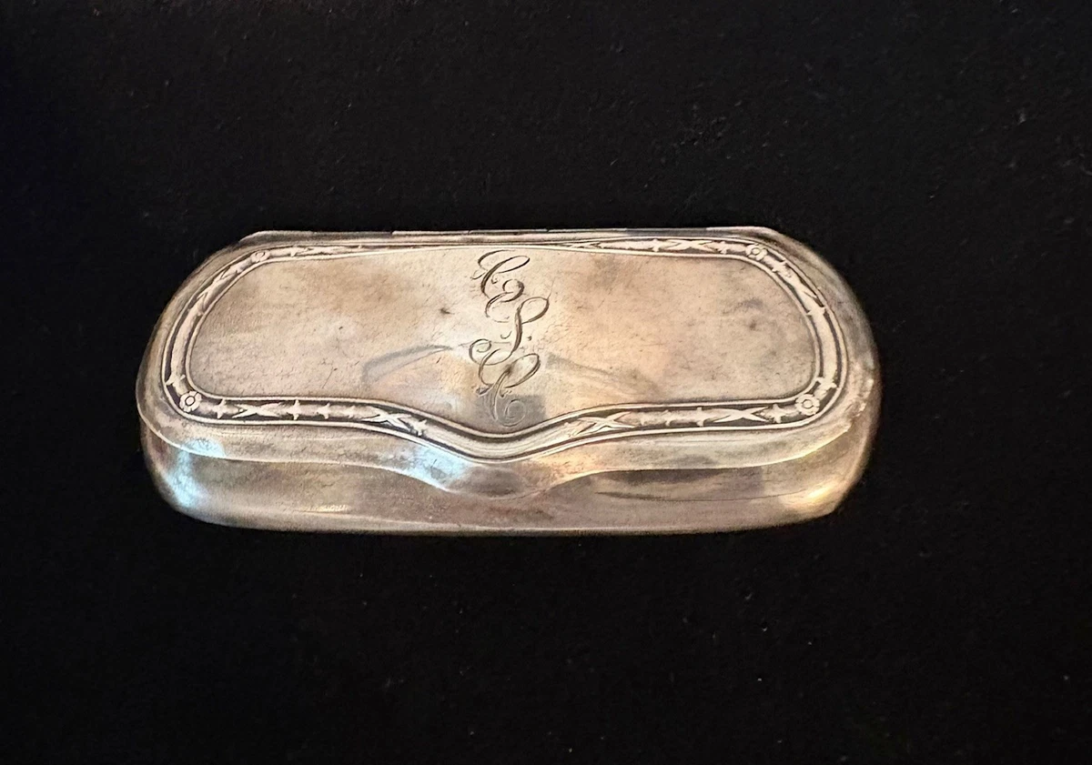 Silver Eyeglass Case Indiana OTHER US Sterling Silver Antiques for