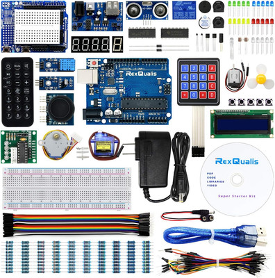 Rexqualis Super Starter Kit Based on Arduino UNO R3 with Tutorial and Controller