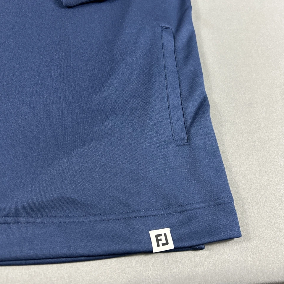 FootJoy Golf Hoodie Lightweight Large Navy Blue Polyester NWT MSRP $125 - Image 2 of 4