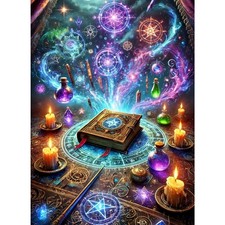 Diamond Painting Kits for Adults, Magic Diamond Art Kits for Beginners, Book DIY