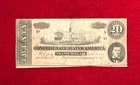 RARE CIVIL WAR ERA CONFEDERATE / CIRCA 1861 OBSOLETE CURRENCY / $20 / RICHMOND