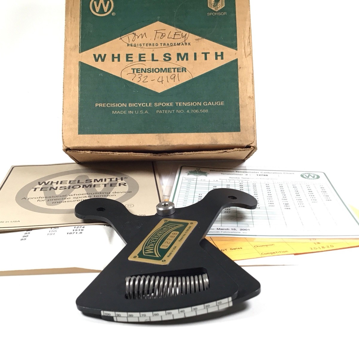 Wheelsmith Tensiometer 未使用 Wheelsmith Tensiometer Bicycle Spoke Tension Gauge USA w/ Box