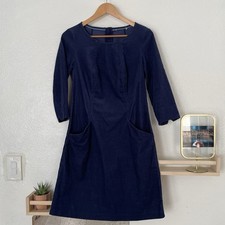 No Brand Navy Corduroy Dress Women's Size Small/Medium