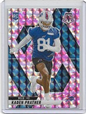 2025 Panini Mosaic - Kaden Prather #343 Pink Camo Prizm (RC)