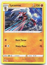 Carta Pokemon R Tcg Vivid Voltage Lycanroc 095/185 Near Mint