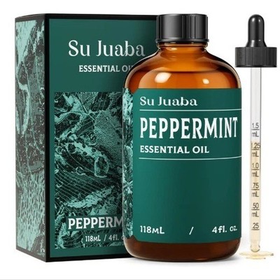 Peppermint Essential Oil - Huge 4 Fl Oz - 100% Pure and Natural - Premium Grade
