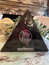 Drew Estate Black Melamine Cigar Ashtray 7.5" Round New Sealed