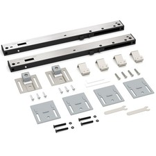 2PCS Stainless Steel Barn Door Soft Close Mechanism, Upgraded Universal Weigh...