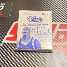 1996 Diamond Stars 23 Karat Gold Foil Shaquille O'Neal SHAQ Basketball card 