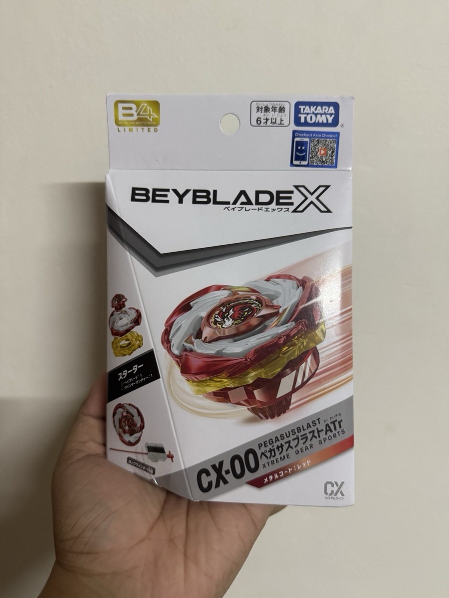 Beyblade X CX-00 Starter Pegasus Blast ATr Metal coat Red