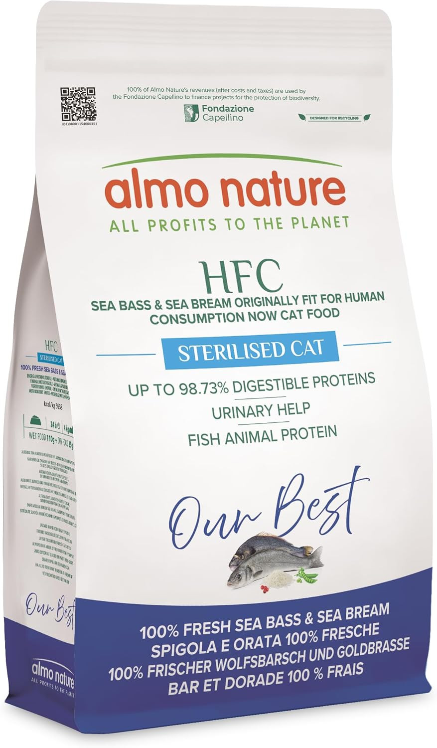 Almo Nature HFC Our Best Sterilised Cat Food - Dieta Premium 1.2kg