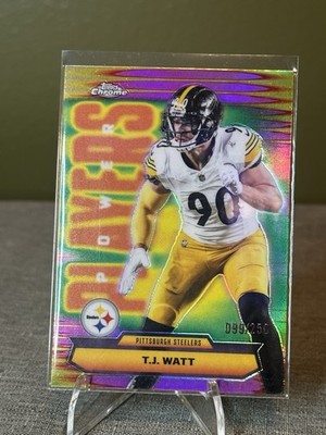 2025 Topps Chrome - Power Players T.J. Watt #PP-39 Refractor /250