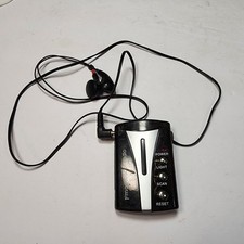 Vintage Mini FM Auto Scan Radio With Earphones Works