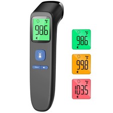 No-Touch Forehead Thermometer for Adults, Infrared Digital Baby Thermometer f...