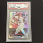 2017 Bowman Chrome National Convention #BNR-MT MIKE TROUT PSA9 Angels MVP