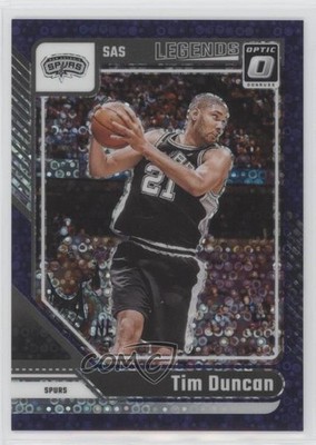 2024 Donruss Optic Legends Fast Break Purple Prizm 94/99 Tim Duncan #248 HOF 1y9