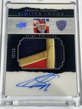 2024/25 The Cup Sergei Bobrovsky 21-22 Exquisite Limited Logos Patch Auto #/15