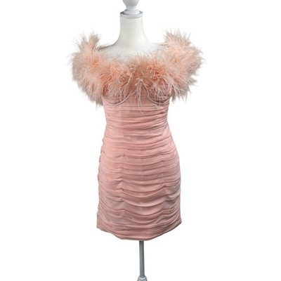 Sau Lee Chelsea Pink Feather Mini Dress Revolve Cocktail Wedding Guest 6 NWT | eBay Sau Lee Chelsea Pink Feather Mini Dress Revolve Cocktail Wedding Guest 6 NWT | eBay