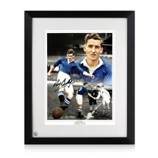 Roy Bentley Signed Chelsea Photo Framed