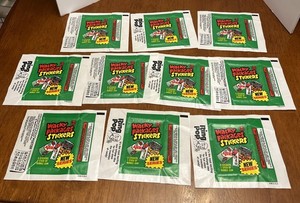 1980 Wacky Packages Stickers Lot Of 10 Wrappers (No Cards Or Stickers)