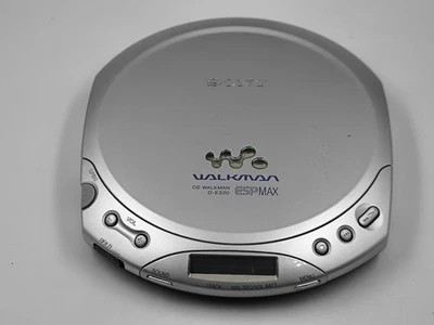 Sony Walkman D-E220 CD-Player Gebraucht Funktioniert Silber - Bild 1 von 4