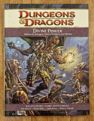 RPG Buch Dungeons Dragons Divine Power für D&D 4. Edition von WOTC 4e D20 DND