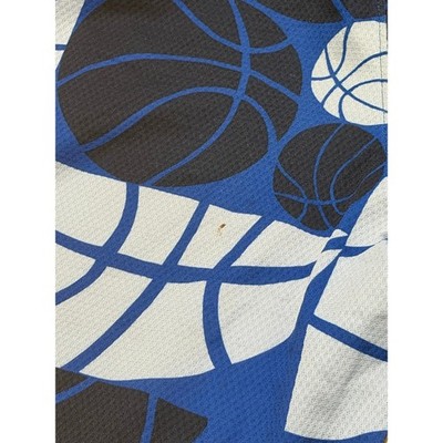 Nike Dri-FIT Boys Basketball Shorts Size Large Blue Basketball Print
