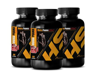 sexdrive for man - MUIRA PUAMA EXTRACT 2200mg - female sexdrive - 3 Bottles