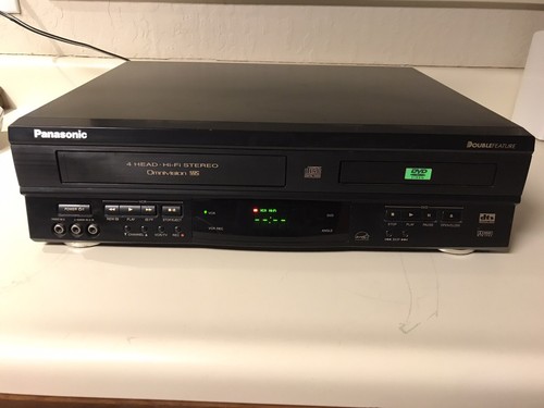 Panasonic Double Feature PV-D4742 DVD/VCR Kombi VHS Player Recorder funktioniert super - Bild 1 von 7