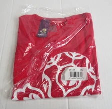 Euro 2012 UEFA Poland Ukraine Football Red Short Sleeve T-Shirt Size M - New