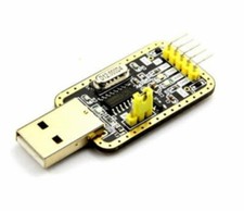 CH340G RS232 Upgrade to USB TTL Auto Converter Adapter STC Brush Module Golden