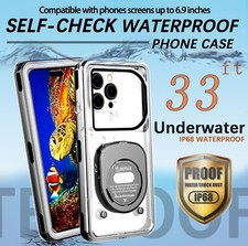 Universal IP68 Waterproof Phone Case  Full Enclosure Underwater use