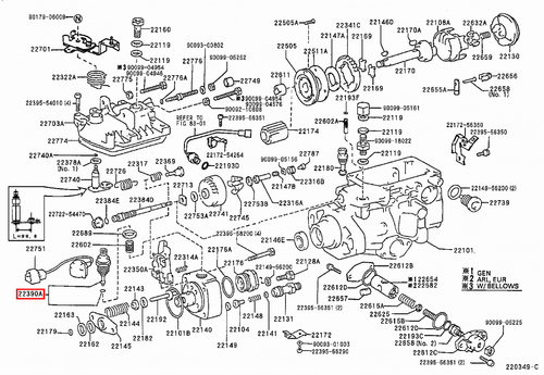 Genuine LandCruiser HZJ70 HZJ105 HDJ81 1HD FT 1HZ Fuel Cut Off Solenoid Valve - Picture 14 of 20