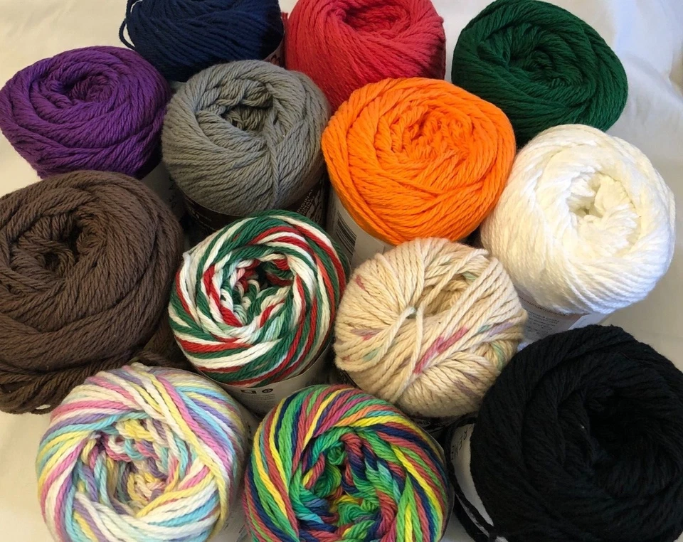 Lote de 2- HILOS DE ALGODÓN Melocotones y Crema o Sugar 'n Cream-30+ COLORES DISPONIBLES Foto 2 de 4