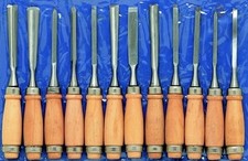New 12pc 8" Professional Wood Carving Chisels High Quality
