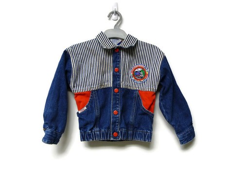 Tank Engine denim jacket . kids 