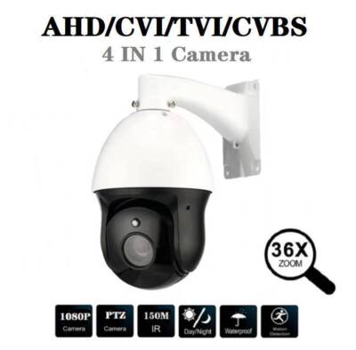 4-in-1 36X Zoom 1080P AHD PTZ Speed Dome Kamera Unterstützung AHD/CVI/TVI /CVBS